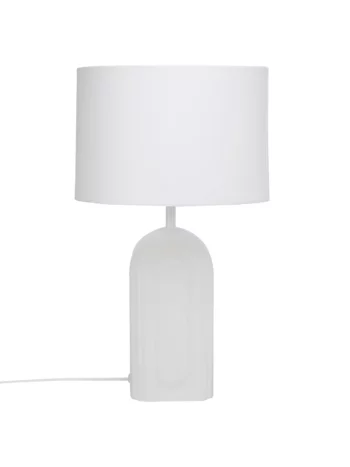 BELA lampa stołowa z podstawą ze szkła