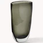 AURUM wazon, W 28 cm, szary
