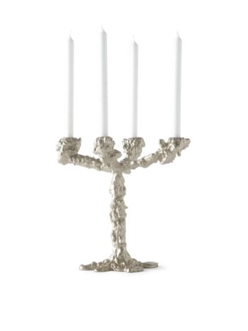 DRIP - ręcznie wykonany świecznik z metalu, 32 cm